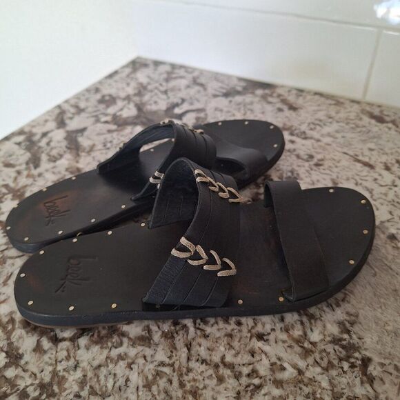 Beek Brown Leather Sandals size 6‎ - Picture 3 of 11
